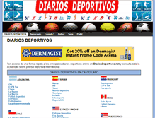 Tablet Screenshot of diariosdeportivos.net